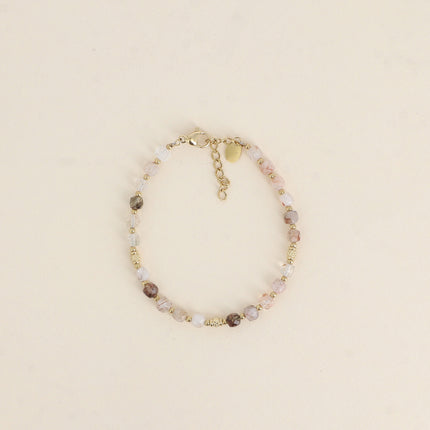 Bracelet Clémence - pierres naturelles cubiques