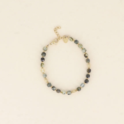 Bracelet Clémence - pierres naturelles cubiques