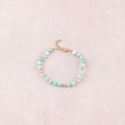 Bracelet Clémence - pierres naturelles cubiques