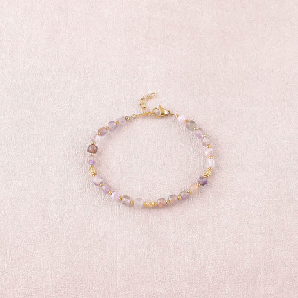 Bracelet Clémence - pierres naturelles cubiques