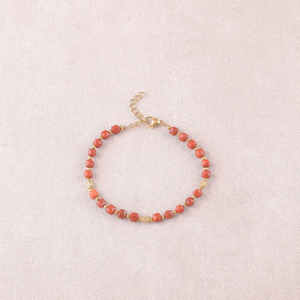 Bracelet Clémence - pierres naturelles cubiques
