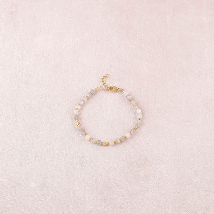 Bracelet Clémence - pierres naturelles cubiques