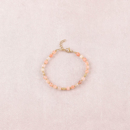 Bracelet Clémence - pierres naturelles cubiques