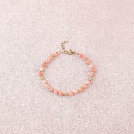 Bracelet Clémence - pierres naturelles cubiques