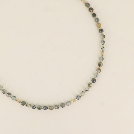 Collier Clémence - pierres naturelles cubiques