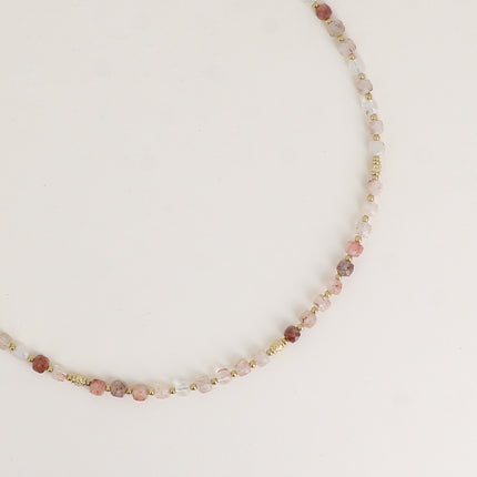 Collier Clémence - pierres naturelles cubiques