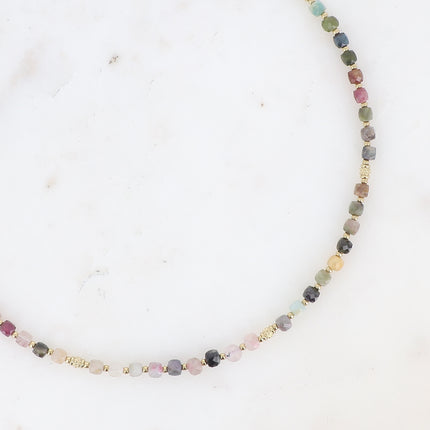Collier Clémence - pierres naturelles cubiques