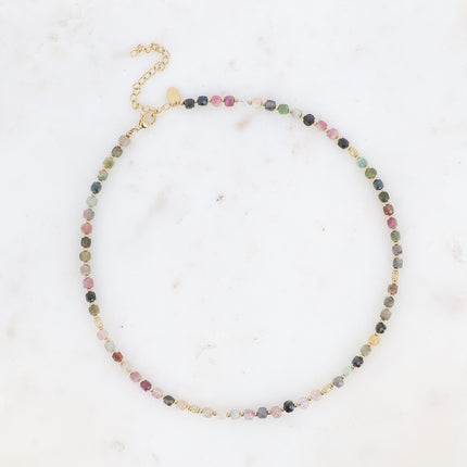Collier Clémence - pierres naturelles cubiques
