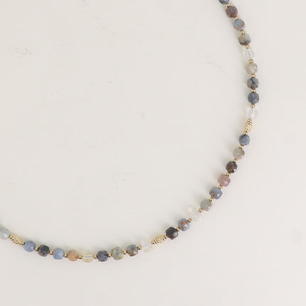 Clémence Necklace - Natural Cubic Stones