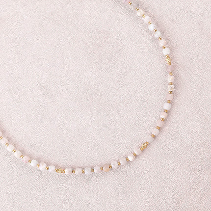 Collier Clémence - pierres naturelles cubiques