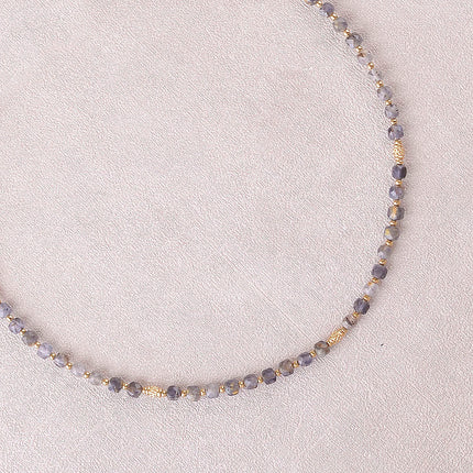 Collier Clémence - pierres naturelles cubiques