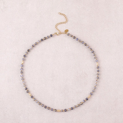 Collier Clémence - pierres naturelles cubiques