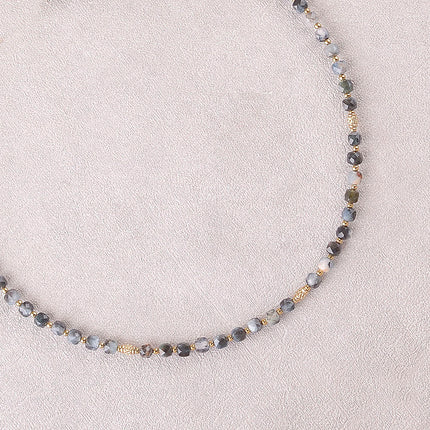 Collier Clémence - pierres naturelles cubiques