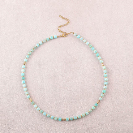 Collier Clémence - pierres naturelles cubiques