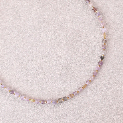 Collier Clémence - pierres naturelles cubiques
