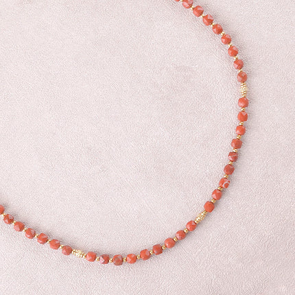 Collier Clémence - pierres naturelles cubiques