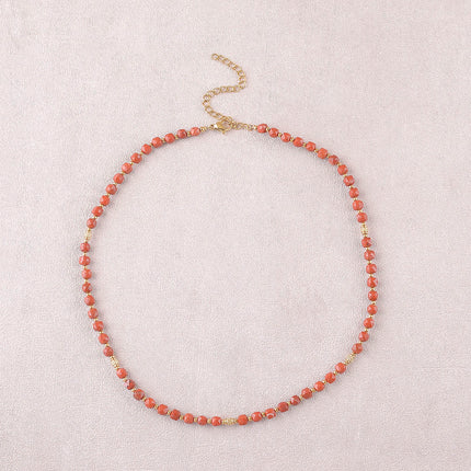 Collier Clémence - pierres naturelles cubiques