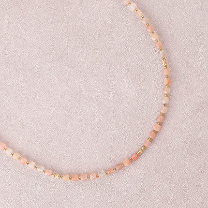 Collier Clémence - pierres naturelles cubiques