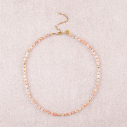 Collier Clémence - pierres naturelles cubiques