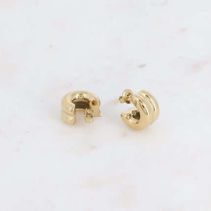 Créoles - double anneau 16mm