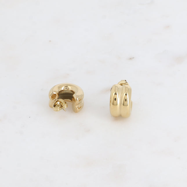 Créoles - double anneau 16mm