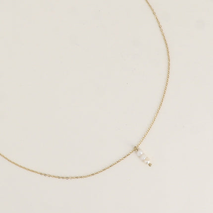 Collier - 3 petites perles d'eau