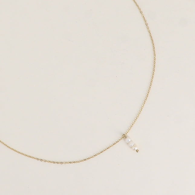 Collier - 3 petites perles d'eau