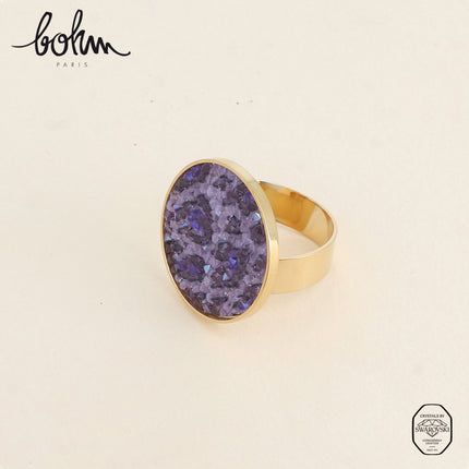 Ring - Crystal Rocks leopard