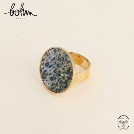 Ring - Crystal Rocks leopard