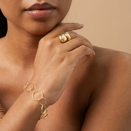 Bracelet Céria - anneaux ronds