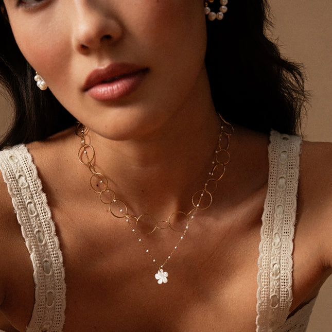 Collier Céria - anneaux ronds