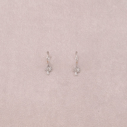Créoles - pendentif palmier