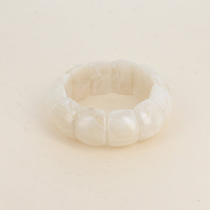 Bracelet élastique Pavaya - perles en acétate coloré