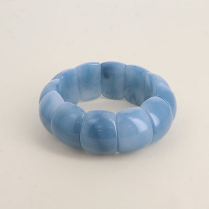 Bracelet élastique Pavaya - perles en acétate coloré
