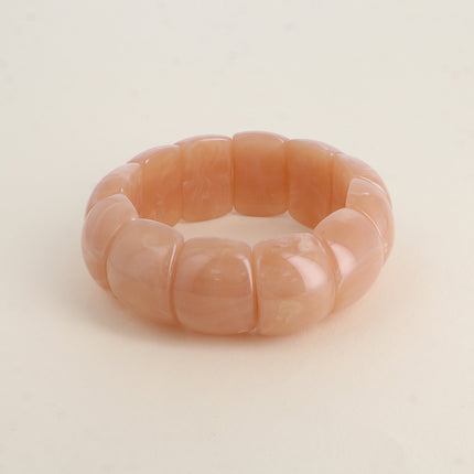 Bracelet élastique Pavaya - perles en acétate coloré