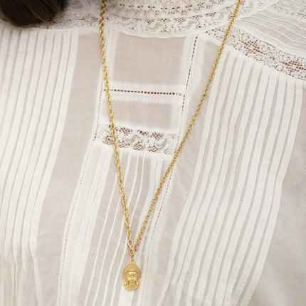 Necklace - Buddha head