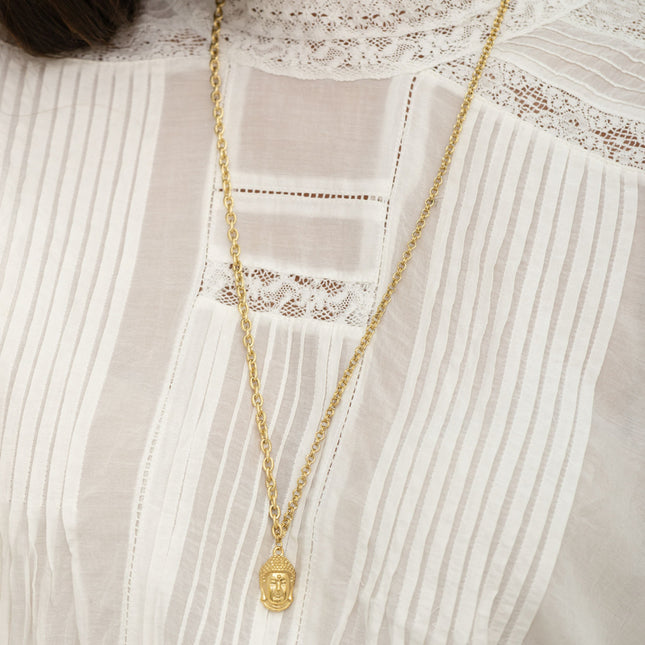 Necklace - Buddha head