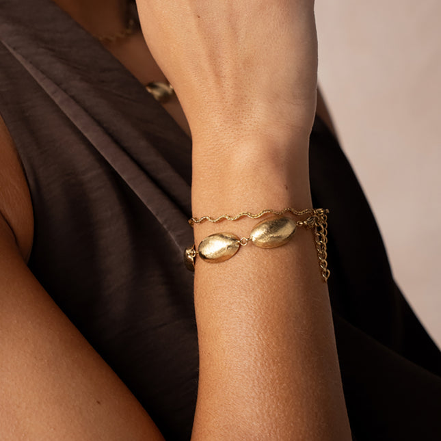 Moka bracelet - zigzag chain