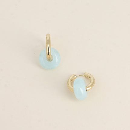 Creole earrings - donut 17 mm