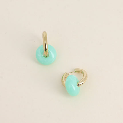 Creole earrings - donut 17 mm