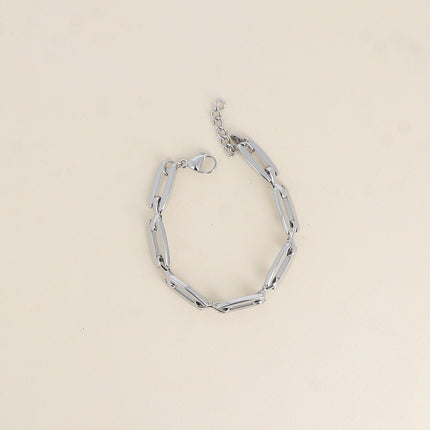 Bracelet Robusta - maille aux longs anneaux