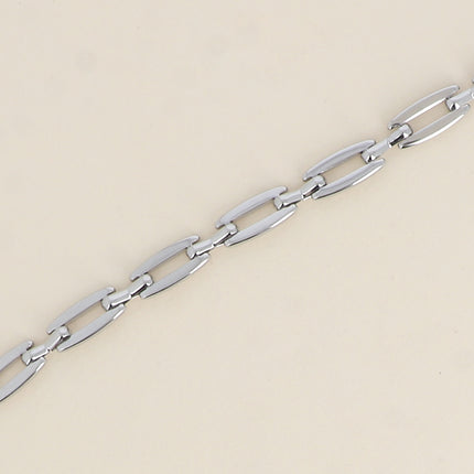 Bracelet Robusta - maille aux longs anneaux