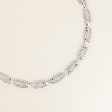Collier Robusta - maille aux longs anneaux