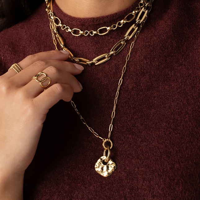 Robusta necklace - long-link chain