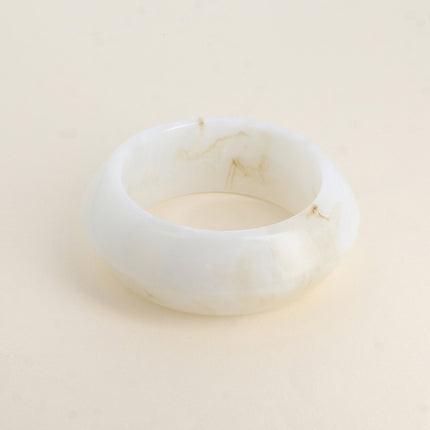 Bracelet Esmilla - manchette carrée incurvée en résine