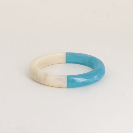 Isorya Cuff - thin - two-tone resin