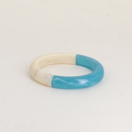 Isorya Cuff - thin - two-tone resin