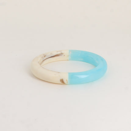 Isorya Cuff - thin - two-tone resin