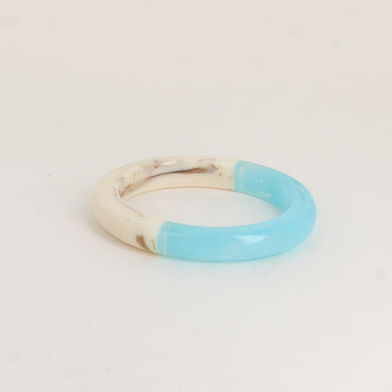 Isorya Cuff - thin - two-tone resin