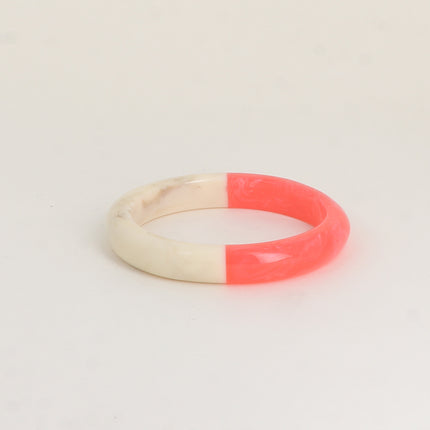Isorya Cuff - thin - two-tone resin